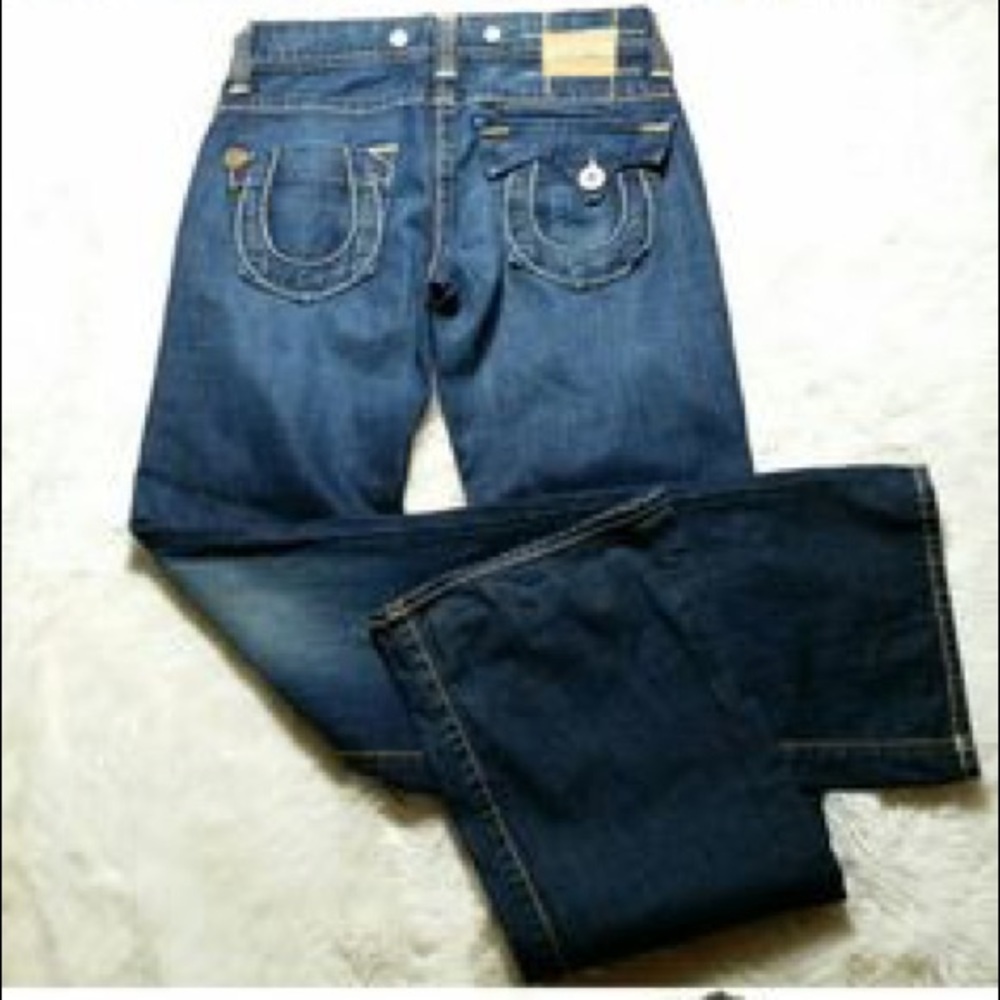 True Religion 'ELLA BIG T' Oversized jeans sz 29
